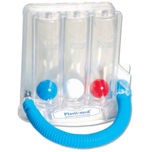 Тренажер дыхательный (спирометр) Plasti-Med